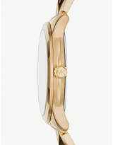 Thumbnail for your product : Michael Kors MK6670 Runway gold-toned stainless steel and turquoise watch