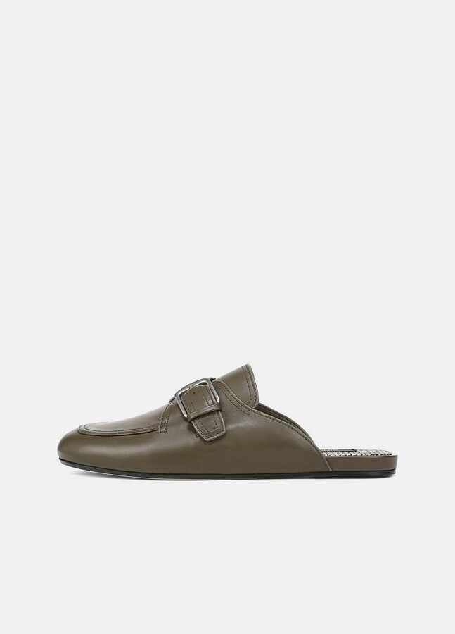 Vince Minetta Leather Loafer Mule