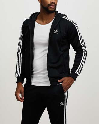 adidas Men's Black Hoodies - Adicolor Full Zip Sweatshirt - Size XL at The  Iconic - ShopStyle