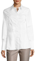 Thumbnail for your product : Max Mara Ago Cotton Flared Blouse