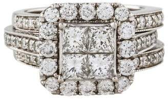 14K Diamond Wedding Ring Set