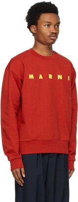 Marni Red Logo Sweatshirt