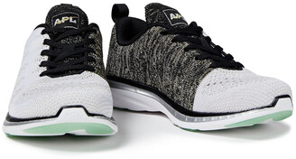 APL Athletic Propulsion Labs Techloom Pro Metallic Stretch-knit Sneakers
