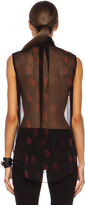 Thumbnail for your product : Josh Goot Rose Bow Silk Top in Cherry