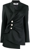 Thumbnail for your product : Kimhekim Off Centre Fastening Blazer