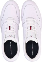 Thumbnail for your product : Tommy Hilfiger Leather Logo-Print Sneakers