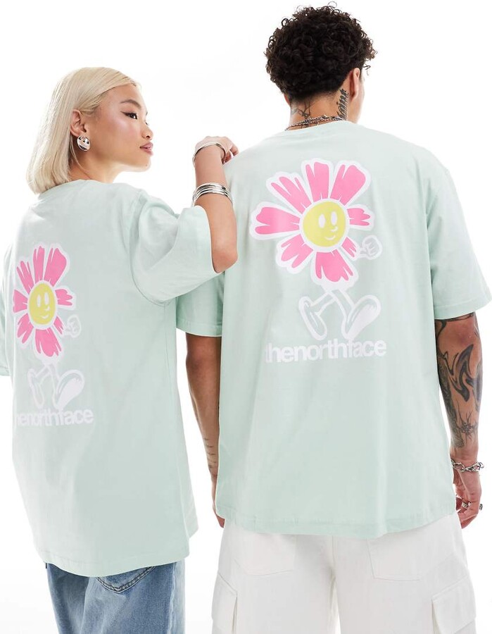 The North Face Bloom backprint oversized t-shirt in light