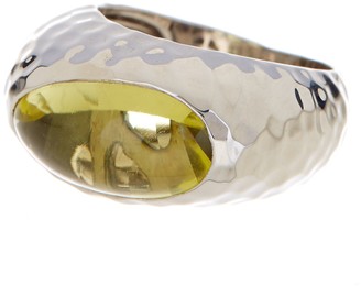 Roberto Coin Sterling Silver Capri Lemon Quartz Ring - Size 6.5