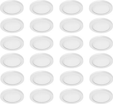 Energetic Lighting 6-in Canless Recessed Downlight 800-Lumen Switchable 12W Dimmable LED With Night Light