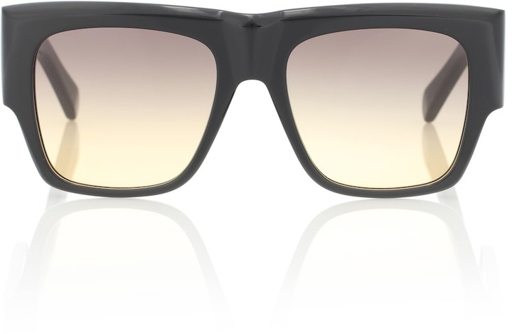 celine rectangular acetate sunglasses
