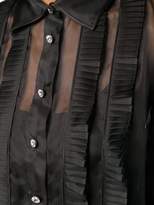 Thumbnail for your product : Miu Miu sheer ruffled shirt