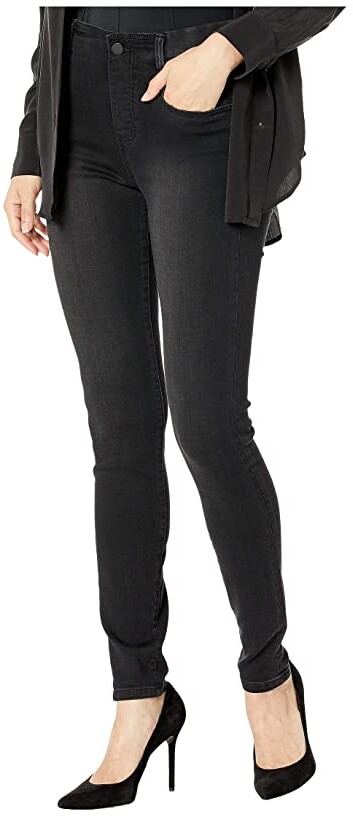 womens stretch black jeans
