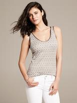 Thumbnail for your product : Banana Republic Chain Print Luxe-Touch Tank