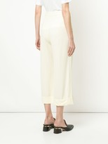 Thumbnail for your product : Fabiana Filippi wide leg cropped trousers