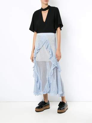 Cecilia Prado knitted maxi skirt