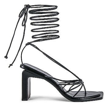 A'mmonde Atelier Aime 80 Heel in Black - ShopStyle Sandals