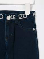 Thumbnail for your product : Kenzo Kids logo print skinny jeans
