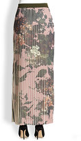Thumbnail for your product : Antonio Marras Printed Long Pleated Skirt