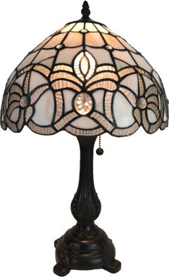 Millwood Pines Fran Tiffany Style 19\ Table Lamp