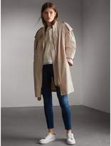 Thumbnail for your product : Burberry Lightweight Ruched Coat , Size: 04, Pink
