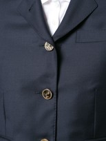 Thumbnail for your product : Thom Browne Single Breasted Sport Coat In Blue Wool Twill