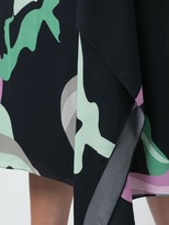 Thumbnail for your product : Tibi Ant Farm Print Asymmetric Skirt