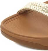 Thumbnail for your product : FitFlop Lulu weave finish 2 bar mules