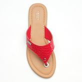 Thumbnail for your product : Chaps patent crocodile flip-flops - women