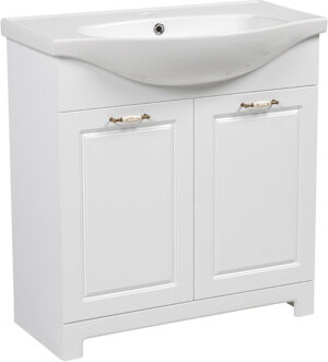 Wildon Home Bailar 26'' Free Standing Single Bathroom Vanity with Ceramic Top with Mirror