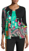 Thumbnail for your product : Etro Floral-Print Two-Piece Cardigan Set, Black
