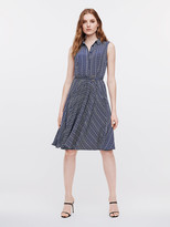 Thumbnail for your product : Diane von Furstenberg Emery Silk Crepe de Chine Belted Dress