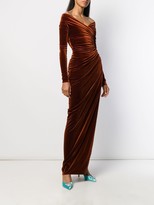 Thumbnail for your product : Alexandre Vauthier Velvet Long Dress