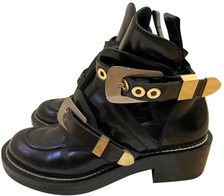 balenciaga ceinture ankle boots