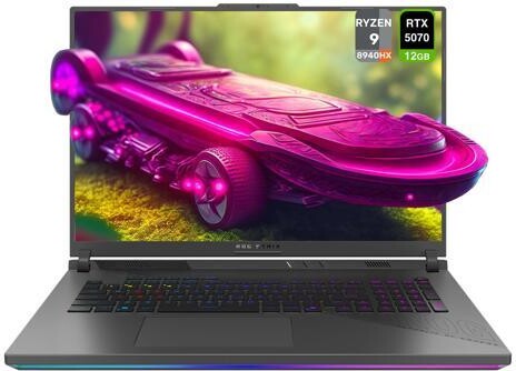 ASUS ROG Strix G18 Gaming Laptop, AMD Ryzen 9-8940HX, 16 GB DDR5 RAM, 2 TB PCIe SSD, 18' 2.5K (2560x1600) Nebula Display 240Hz, Nvidia G-Force RTX...