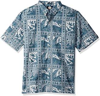 Reyn Spooner Men's Volcano Park Spooner Kloth Classic Fit Hawaiian Shirt
