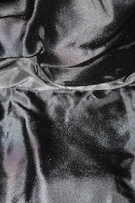 Gianfranco Ferre Black Leather Slip Through Closure Bronze Trim Single Strap Mes
