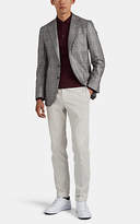 Thumbnail for your product : Isaia Men's Dustin Plaid Silk-Cashmere Two-Button Sportcoat - Light, Pastel gray