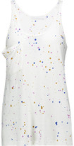 Thumbnail for your product : Kain Label Jane Paint-Splattered Stretch-Cotton Tank