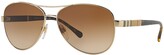 Thumbnail for your product : Burberry Polarized Sunglasses , BE3080 - GOLD LIGHT/BROWN GRADIENT POLAR