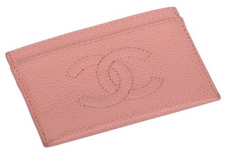 Chanel Baby Pink Credit Card Wallet - Vintage Lux - ShopStyle
