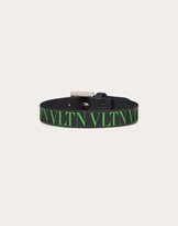 Thumbnail for your product : Valentino Garavani Uomo Vltn Calfskin Bracelet Man Black/neon Yellow 100% Pelle Bovina - Bos Taurus OneSize