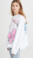 Thumbnail for your product : Mira Mikati Floral Print & Embossed Sweatshirt