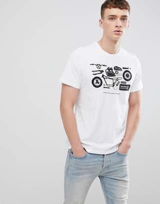 Barbour International Mechanical T-shirt in White