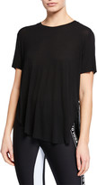Thumbnail for your product : Alo Yoga Lithe Crewneck Short-Sleeve High-Low Tee