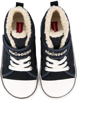 Mikihouse Miki House shearling lined sneakers
