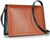 Thumbnail for your product : Victoria Beckham Sienna and Navy Colorblock Leather Star Shoulder Bag