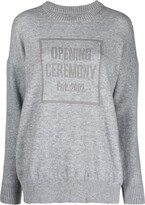 Thumbnail for your product : Opening Ceremony Logo-Print Knitted Jumper