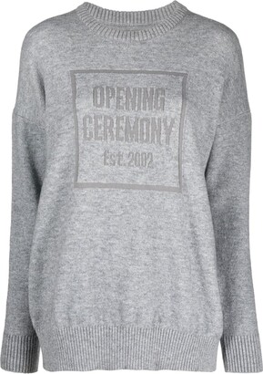 Opening Ceremony Logo-Print Knitted Jumper