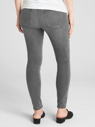 Gap Maternity Soft Wear Demi Panel True Skinny Jeans