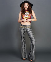 Thumbnail for your product : Wet Seal Boho In Black Brushed Flared Pants